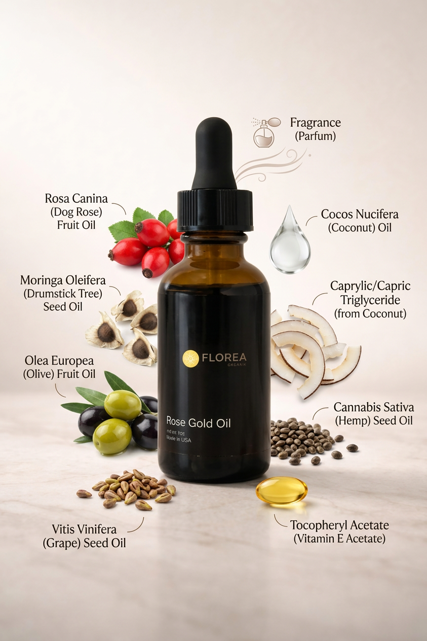 Anti-aging Rose Gold Oil